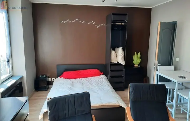Studio meublé 30m² Saint-Étienne 42100 - Meublé, DPE C - Photo 2