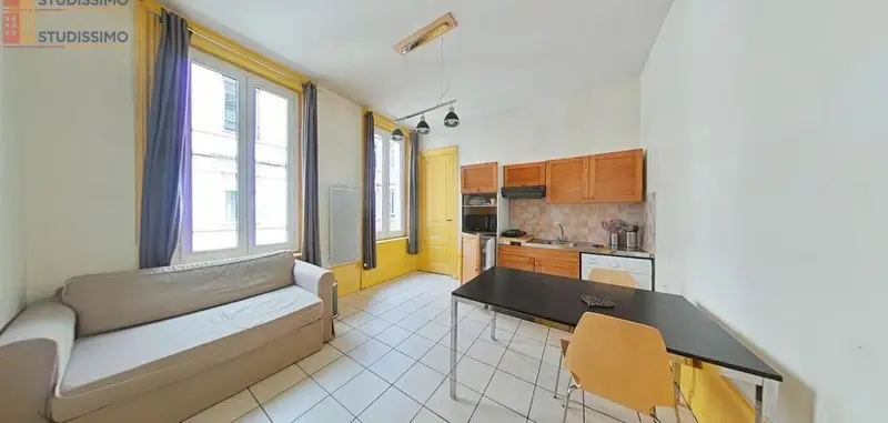 Studio meublé 28m² Saint-Étienne - Meublé, 3e étage - Photo 14