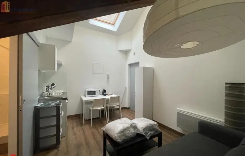 Studio meublé 17m² Roanne - Lumineux - Photo 1