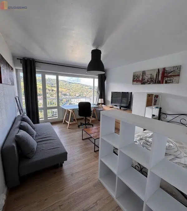 Studio meublé 36m² Saint-Étienne - Balcon, vue magnifique - Photo 5