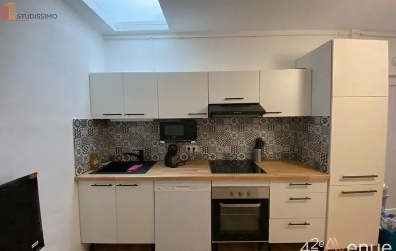 Studio meublé 28m² Saint-Étienne 42000 - Meublé, 1 pièce - Photo 9