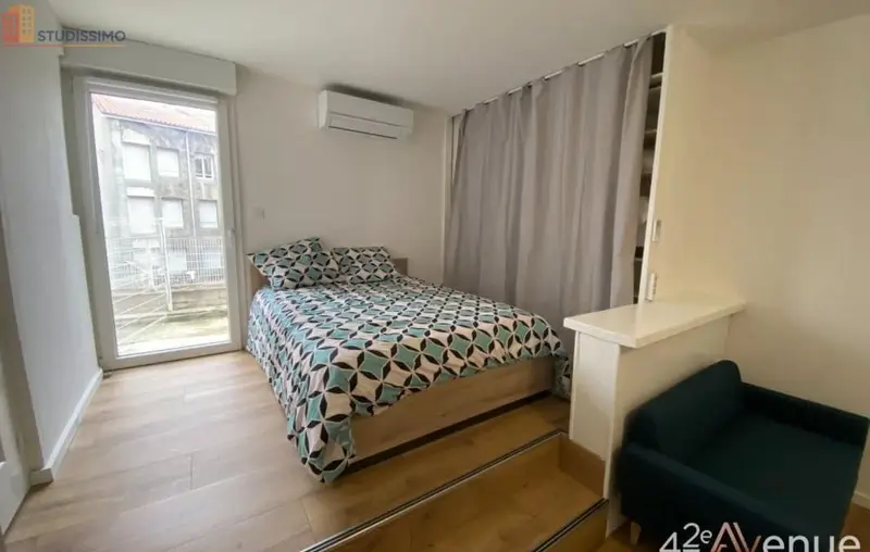 Studio meublé 28m² Saint-Étienne 42000 - Meublé, 1 pièce - Photo 8