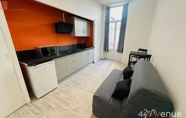 Studio meublé 19m² Saint-Étienne 42000 - Meublé, 1er étage - Photo 2