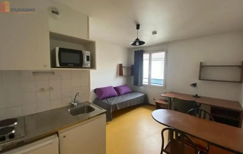 Studio meublé 19m² Saint-Étienne 42100 - Meublé, DPE D - Photo 8