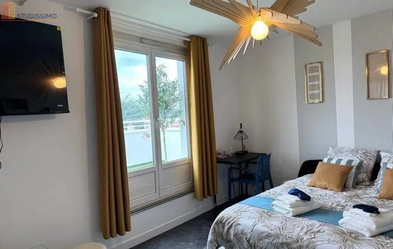 Studio 40m² Saint-Étienne 42100 - Meublé, terrasse - Photo 5