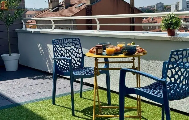 Studio 40m² Saint-Étienne 42100 - Meublé, terrasse - Photo 1