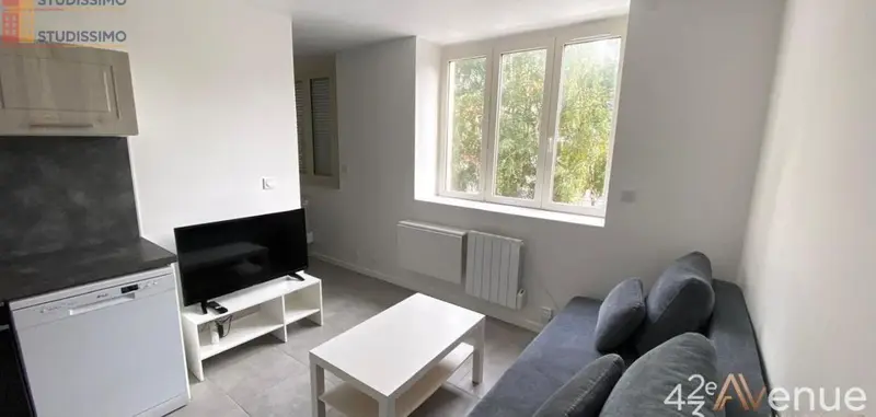 Studio meublé 23m² Saint-Étienne 42000 - Meublé, 1er étage - Photo 4