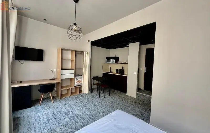 Studio meublé 21m² Saint-Étienne 42000 - Meublé, 1 pièce - Photo 1