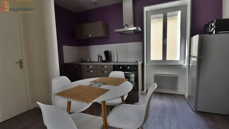 Studio meublé 31m² Saint-Étienne 42100 - Meublé, 1er étage - Photo 2