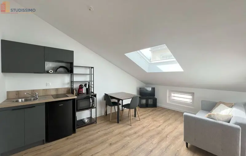 Studio 18m² Saint-Étienne 42100 - Meublé, 2e étage - Photo 11