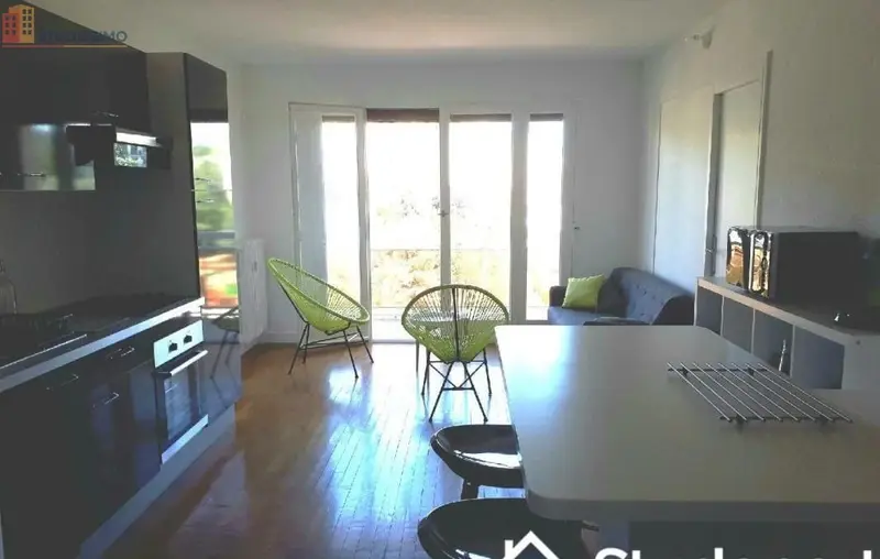 Studio meublé 13m² Saint-Étienne 42100 - Étage élevé, lumineux - Photo 3