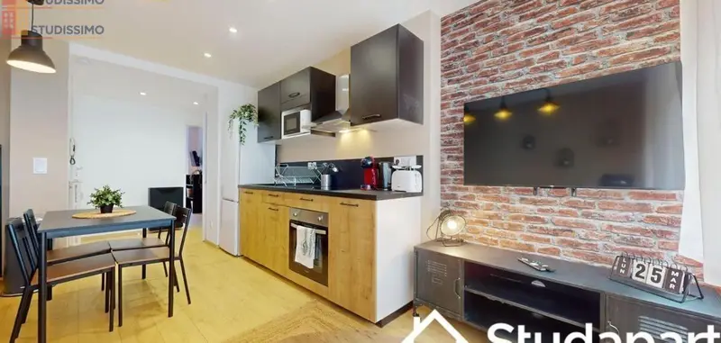 Studio meublé 12m² Saint-Étienne - Meublé, DPE A - Photo 25
