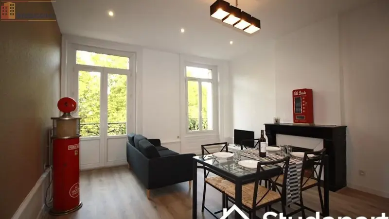 Studio meublé 14m² Saint-Étienne 42000 - Meublé, 3e étage - Photo 9