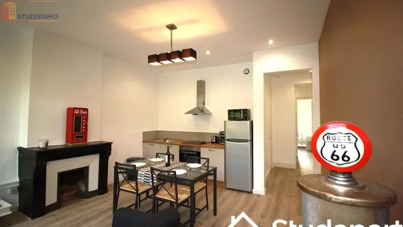 Studio meublé 14m² Saint-Étienne 42000 - Meublé, 3e étage - Photo 8