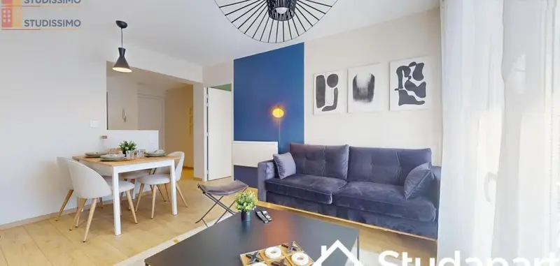 Studio meublé 12m² Saint-Étienne 42100 - Meublé, DPE A - Photo 6