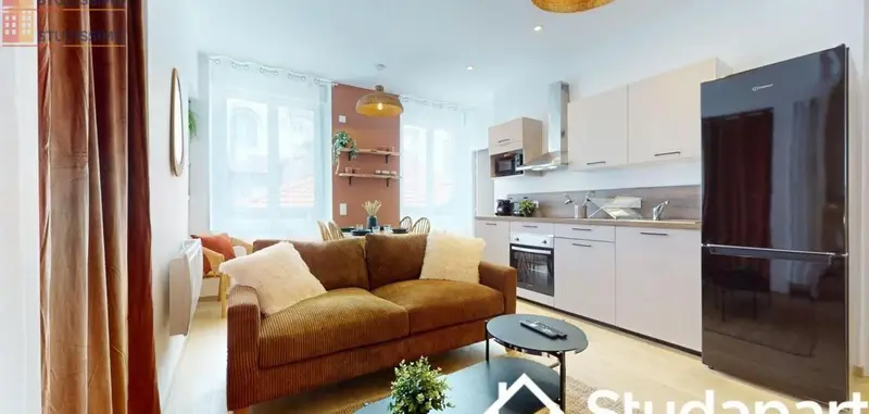 Studio meublé 12m² Saint-Étienne 42000 - Meublé, DPE A - Photo 12