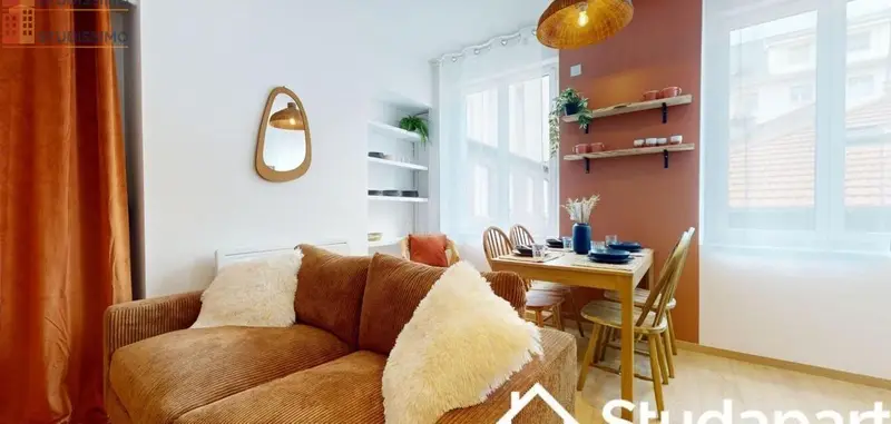 Studio meublé 12m² Saint-Étienne 42000 - Meublé, DPE A - Photo 2
