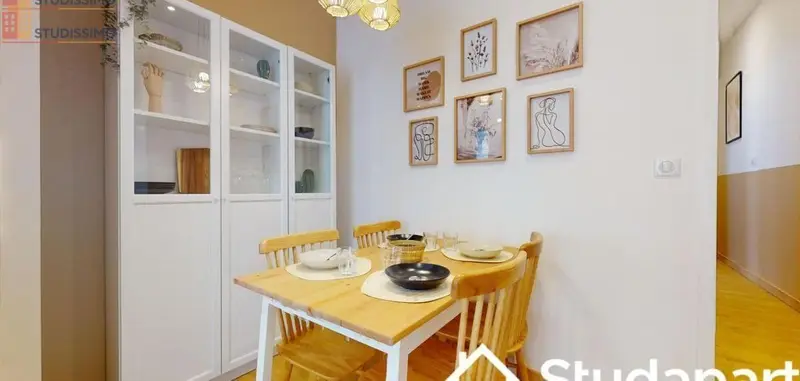 Studio meublé 9m² Saint-Étienne 42000 - Meublé, DPE A - Photo 14