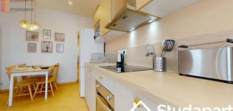 Studio meublé 9m² Saint-Étienne 42000 - Meublé, DPE A - Photo 7