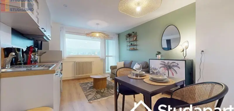 Studio 11m² Saint-Étienne 42100 - Meublé, DPE A - Photo 14
