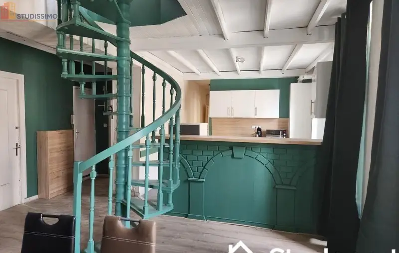 Studio meublé 12m² Saint-Étienne - Calme, 1er étage - Photo 27