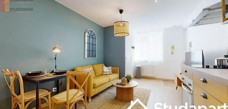Studio meublé 9m² Saint-Étienne - Meublé, DPE A - Photo 9