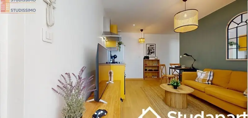 Studio meublé 9m² Saint-Étienne - Meublé, DPE A - Photo 7