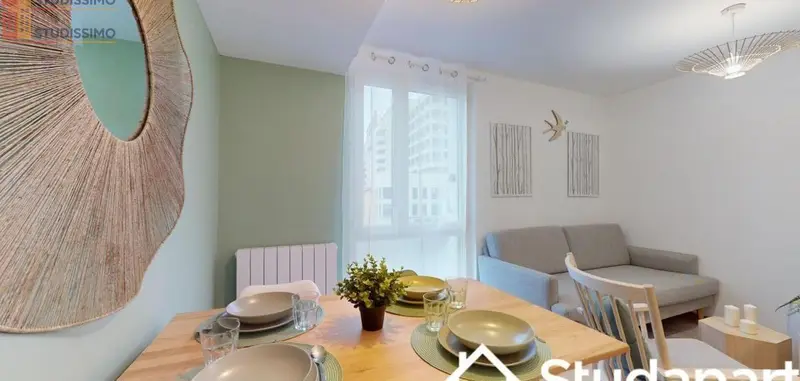 Studio meublé 10m² Saint-Étienne - Meublé, DPE A - Photo 12