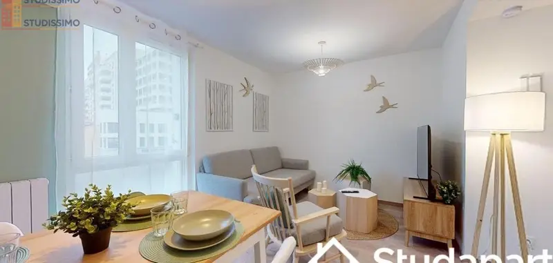 Studio meublé 10m² Saint-Étienne - Meublé, DPE A - Photo 13