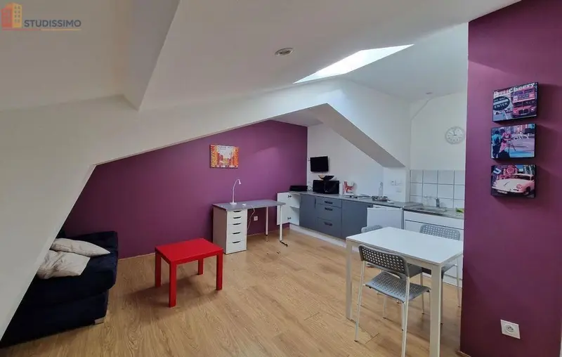 Studio meublé 18m² Saint-Étienne 42000 - Meublé, 3e étage - Photo 10
