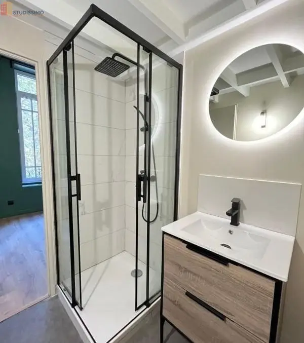 Studio meublé 27m² Saint-Étienne 42000 - Meublé, DPE C - Photo 12