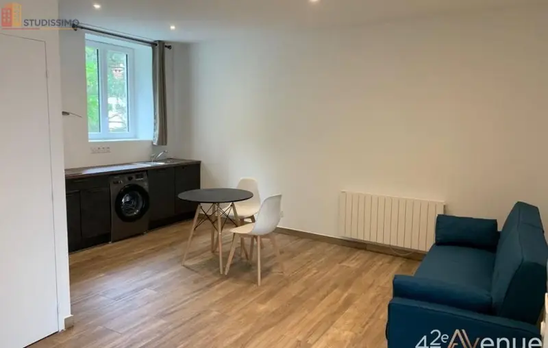 Studio meublé 25m² Saint-Étienne centre - Lumineux - Photo 1