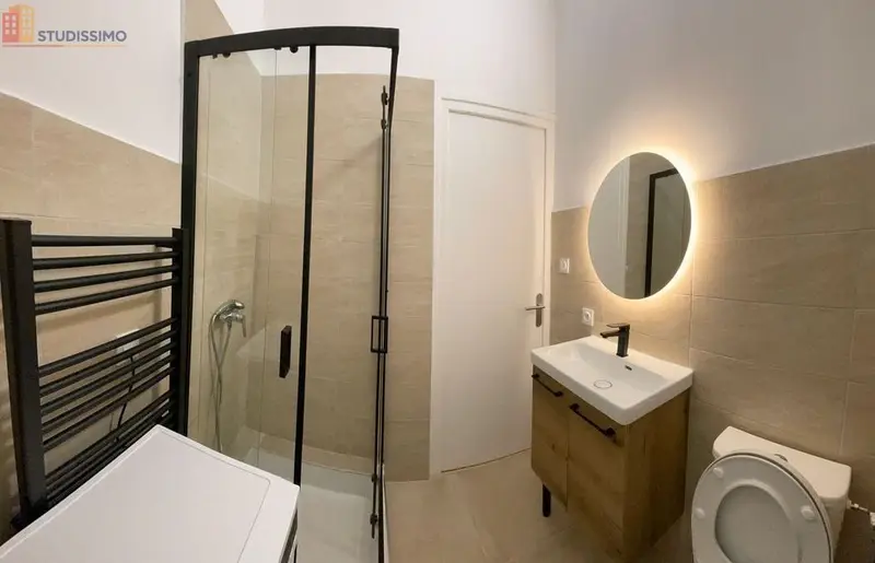 Studio meublé 20m² Saint-Étienne 42100 - Neuf, terrasse privative - Photo 1