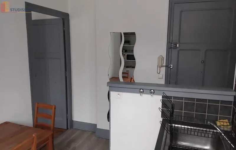 Studio meublé 30m² Saint-Étienne 42000 - Lumineux, 3e étage - Photo 2