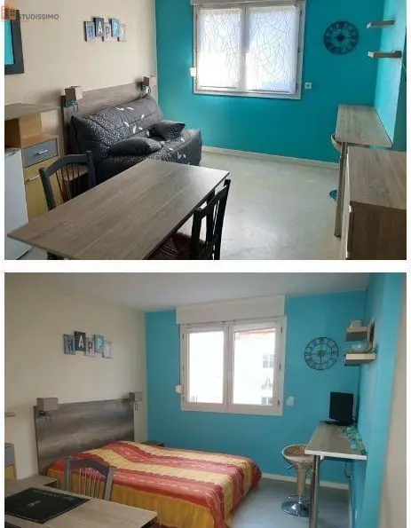 Studio meublé 20m² Saint-Étienne 42100 - Parking sécurisé, proche université - Photo 4