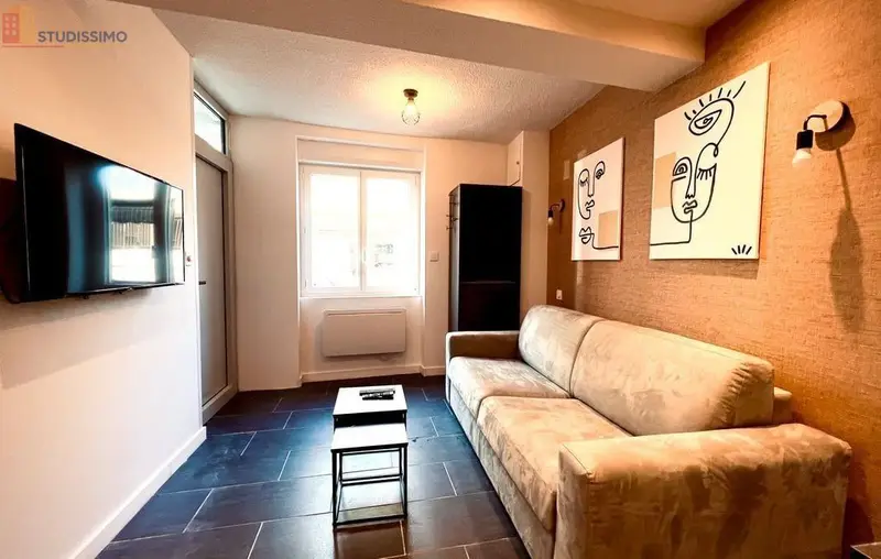 Studio meublé 22m² Roanne centre - Terrasse, lumineux - Photo 22