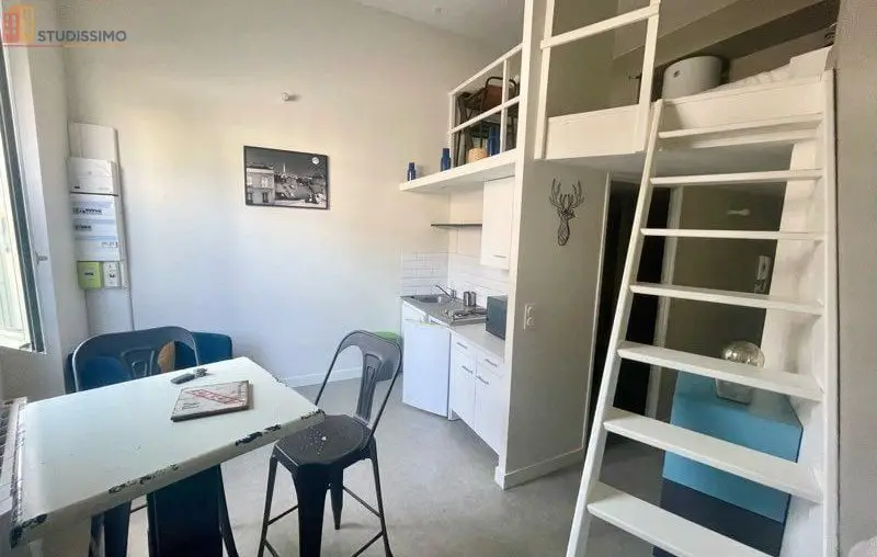 Studio 26m² Saint-Étienne 42100 - Meublé, mezzanine - Photo 12