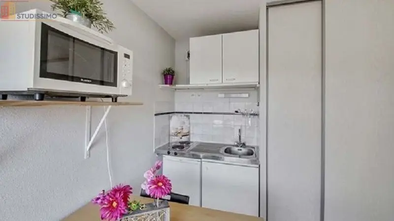 Studio meublé 22m² Saint-Étienne 42100 - Lumineux, 6e étage - Photo 7