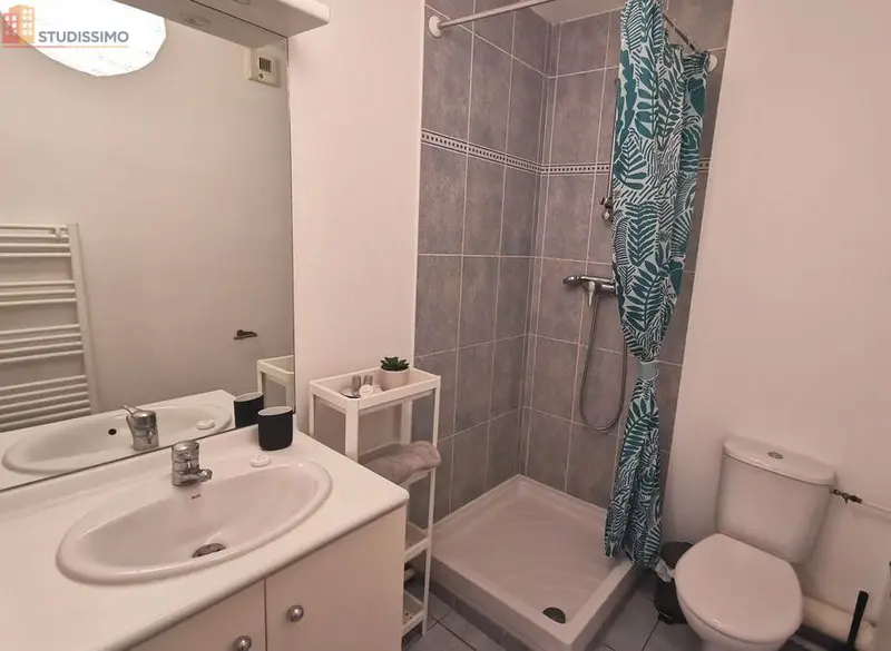 Studio 26m² Nantes 44100 - Balcon, meublé - Photo 1