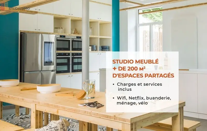 Studio meublé 15m² Nantes 44200 - Meublé, DPE D - Photo 18