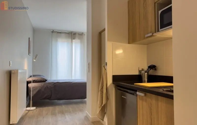 Studio meublé 28m² Nantes 44200 - Meublé, DPE B - Photo 15