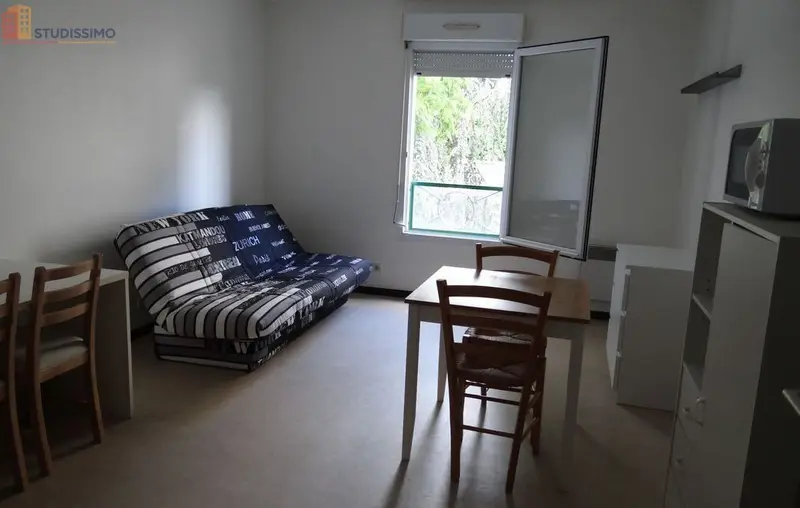 Studio meublé 21m² Nantes 44300 - Meublé, DPE D - Photo 4