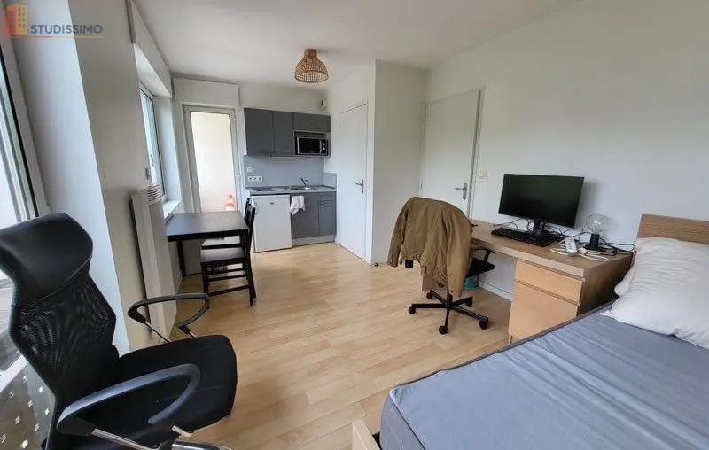 Studio 25m² Nantes 44000 - Lumineux, proche commodités - Photo 4
