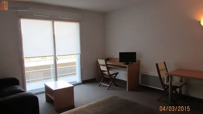 Studio meublé 28m² La Chapelle-sur-Erdre - Balcon, meublé - Photo 1
