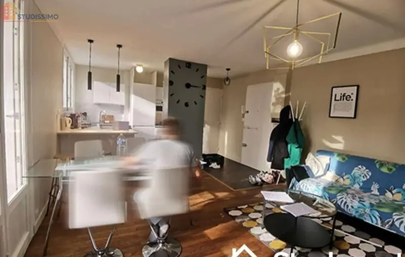 Studio meublé 12m² Nantes 44300 - Lumineux, étage élevé - Photo 12