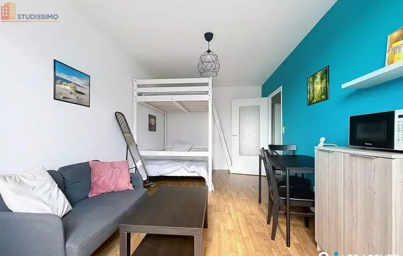 Studio 27m² Orléans - DPE C, 1er étage - Photo 5