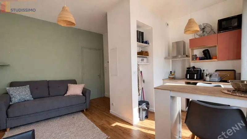 Studio meublé 19m² Agen 47000 - Meublé, DPE C - Photo 4