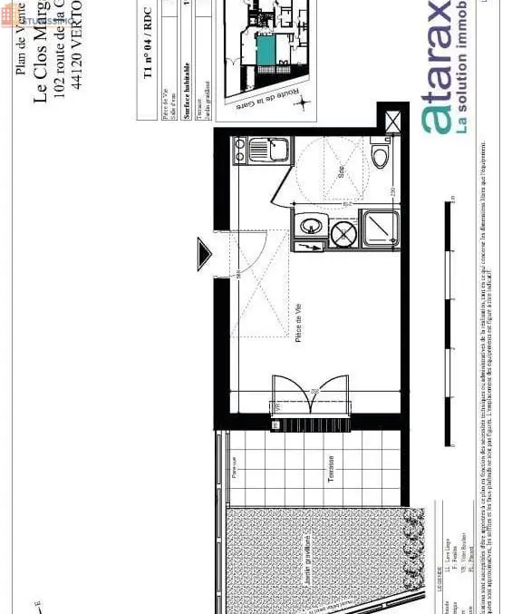 Studio 19m² Vertou 44120 - Photo 1