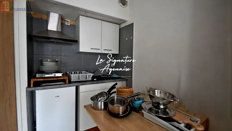 Studio meublé 20m² Agen 47000 - Meublé, proche commodités - Photo 1