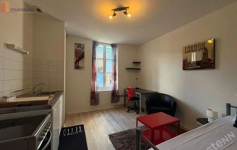 Studio meublé 19m² Agen - Meublé, DPE D - Photo 2